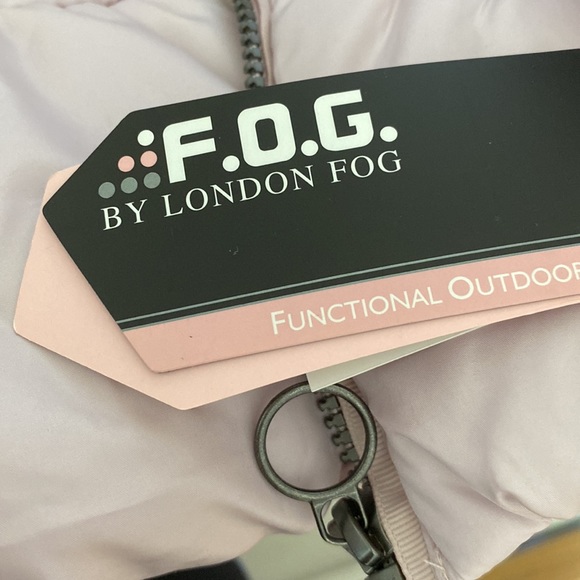 NWT Fog By London Fog for Girls💖 Functional Outdoor Coat with 2 Front Zippers💖 - Picture 13 of 13